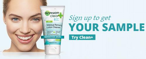 免费Garnier Clean Plus facial cleanser 5ml样品