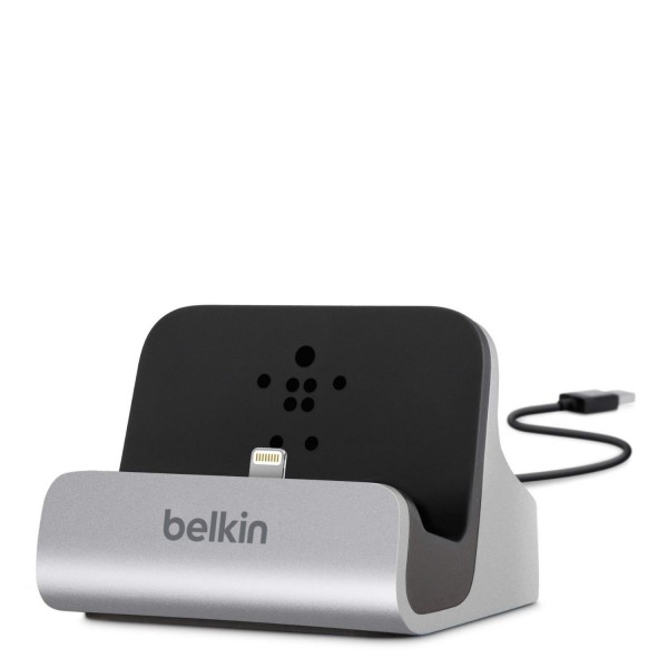 Belkin F8J045BT iPhone手机同步充电器底座，内置1.2米lightning线，支持iphone5/6