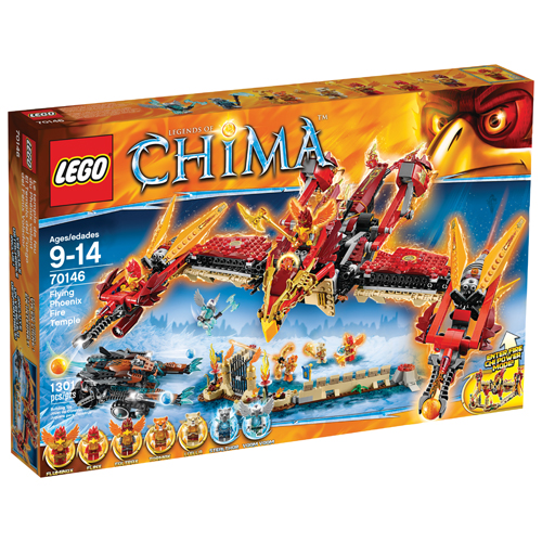 LEGO 气功传奇系列烈焰凤凰飞天神殿 Chima Flying Phoenix Fire Temple - 70146
