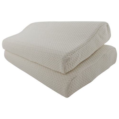 Simple Sleep Memory Foam Contoured Pillow 记忆睡眠枕（2 Pack）
