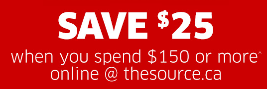 The Source购物满150元优惠25元，仅限4月28日-29日