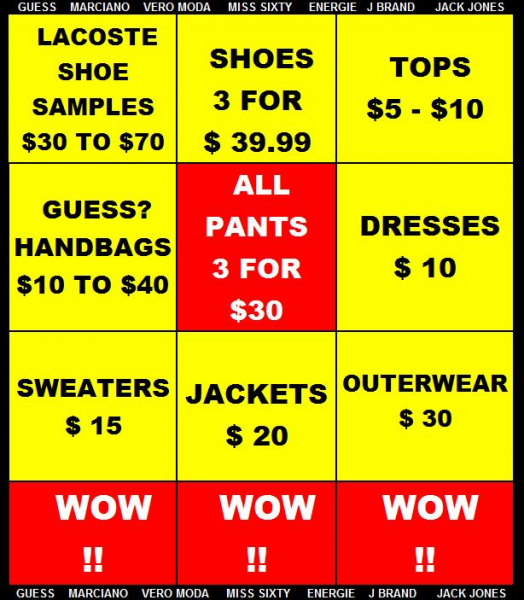 最后一天大清仓！Guess Marciano Warehouse Sale特卖会，服饰鞋包等1-4折清仓