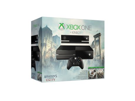Xbox One Assassins Creed Unity Bundle with Kinect游戏机