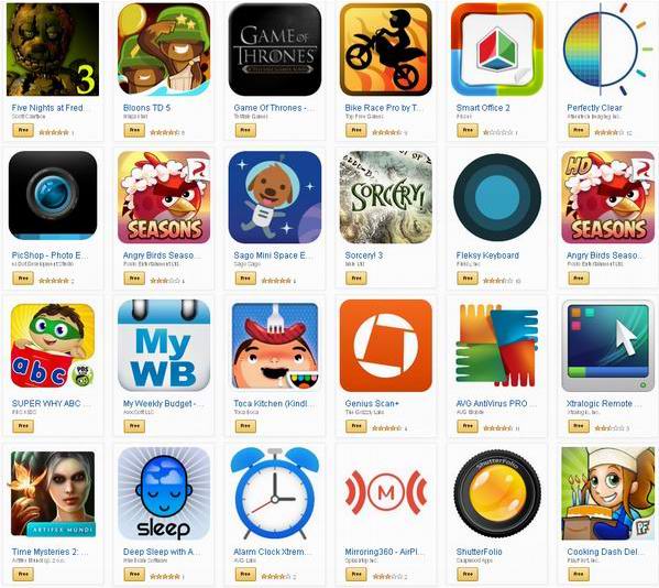 Amazon App Store 37款Android Apps应用软件/游戏免费安装