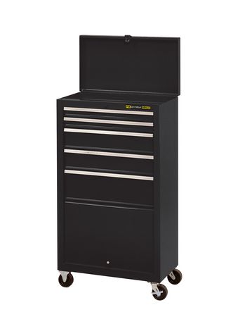 5-Drawer Tool Tower with Bulk Storage工具箱