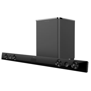 翻新FLUID 2.1-CHANNEL TV SOUNDBAR WITH SURROUND SOUND, WIRELESS SUBWOOFER