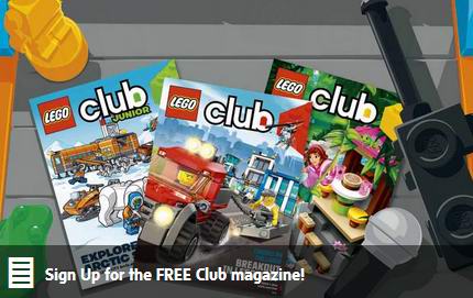 加入Lego Club免费订阅两年Lego杂志