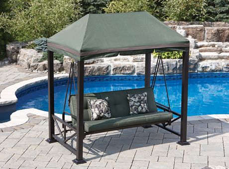 Home Trends 3 Person Gazebo Cushion Swing吊椅秋千