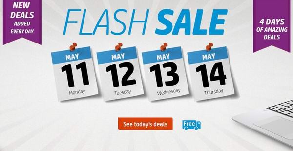 HP Flash Sale 连续4日闪购，电脑、电脑配件及背包等特卖