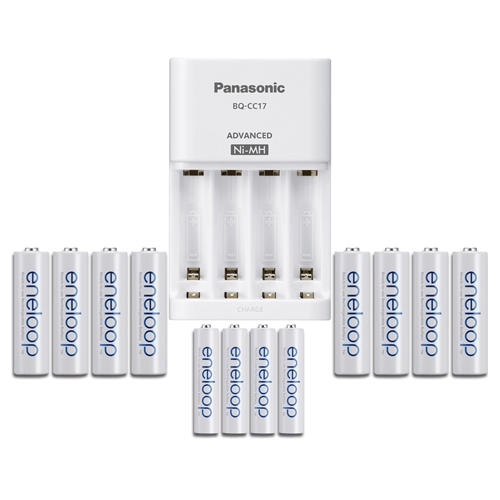 Panasonic Eneloop Charger Kit 8xAA and 4xAAA充电电池套装