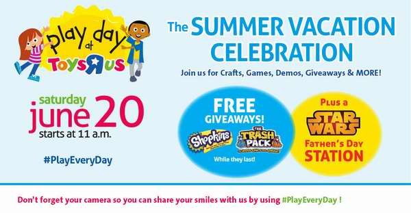 Toys R Us 迎接暑假，今日11时起店内举行Play Day多项免费活动！