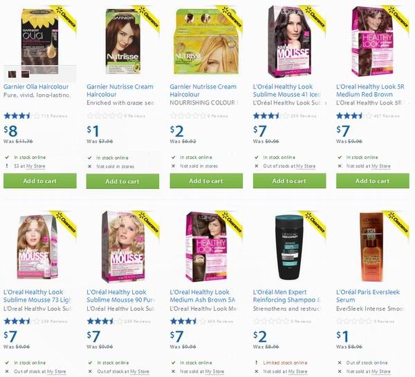 Walmart多款护发产品清仓销售
