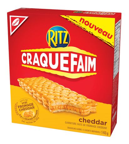 Ritz Crackerfuls Cheddar 140g 夹心饼干折上折1.02元清仓