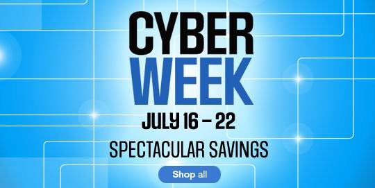 大量好折扣！Sears Cyber Week 网购周（7月16日-22日）女装4.5折起，鞋子3.5折起，玩具、婴幼儿用品、童装、儿童冬装4折起，床上用品、厨房用品、健身用品、男装5折起，大家电7.5折起