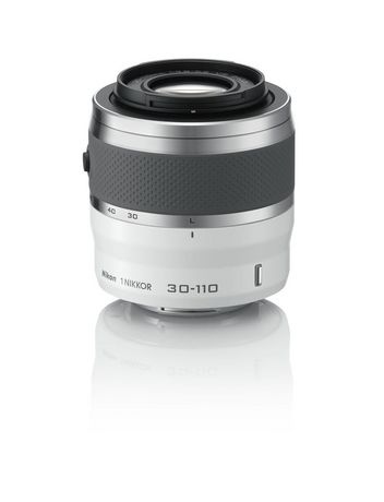 Nikon 1系列 VR 30-110mm lens white 微单变焦镜头