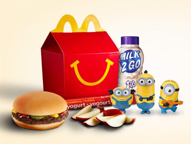 麦当劳McDonalds Happy Meal儿童欢乐套餐附送Minions小黄人系列玩具