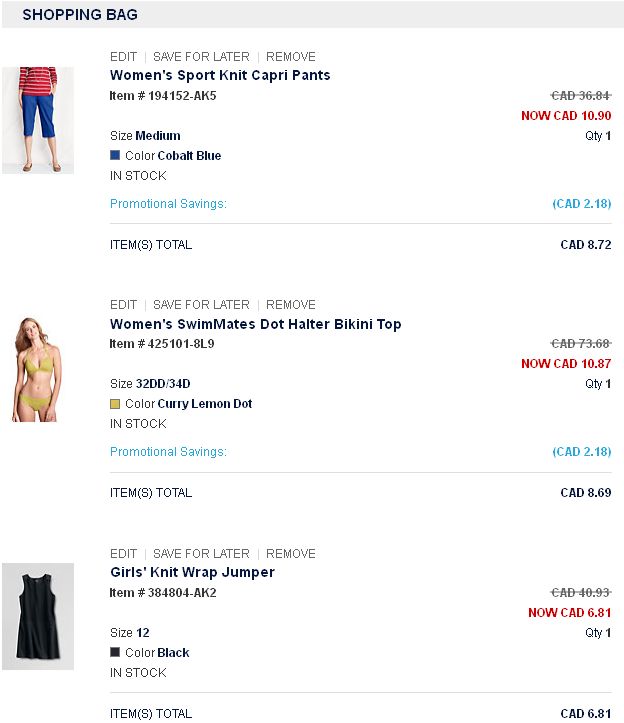 Lands’ End 近5千款成人儿童服饰、鞋子、背包、手袋、床上用品等1.4折起特卖，额外再打8折！