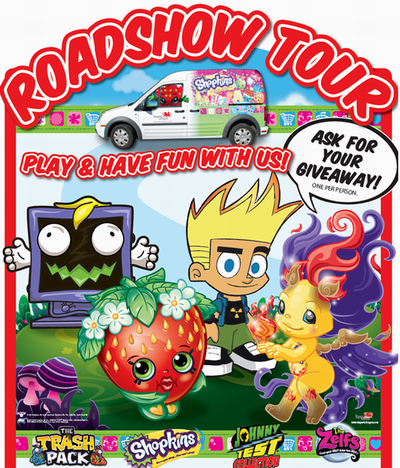 Toys R Us玩具反斗城今日起开始暑假零售店巡演，现场送玩具一份