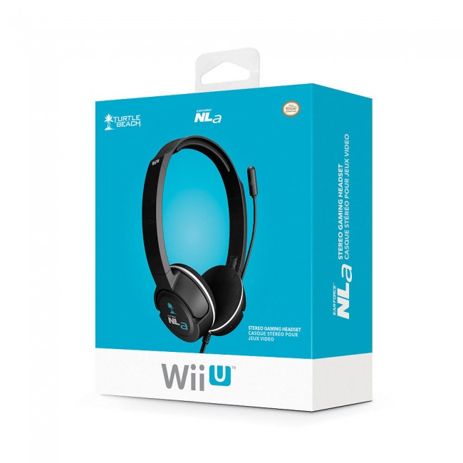 Turtle Beach Ear Force NLa Headset (TBS-8005-01) - Black for Wii U 头戴式耳机，兼容手机、平板电脑、笔记本等