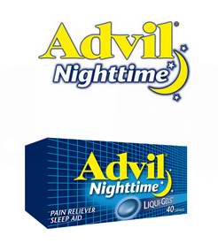 免费申请试用Advil Nighttime Liqui-Gels，止痛助睡眠