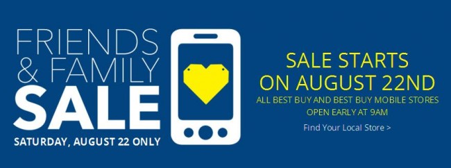 Best Buy 亲友特卖日，智能手机特卖，iPhone 6手机49.99元起，另有手机配件、Jabra蓝牙耳机、充电宝、Beats耳机特卖，仅限8月22日！