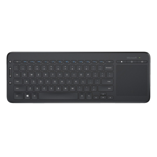 Microsoft All-In-One Wireless Media Keyboard (N9Z-00002) - English无线一体式多媒体键盘