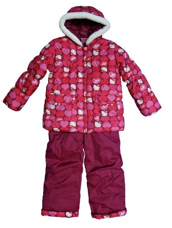 Hello Kitty Snowsuit女童冬装套装9元清仓