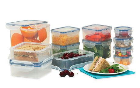 Lock & Lock 24 Piece Food Storage Set食物保鲜盒套装半价清仓