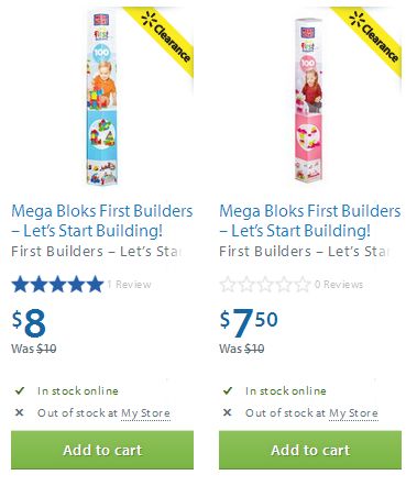 Mega Bloks First Builders – Let’s Start Building! 男女两款积木100 pcs
