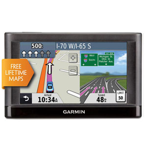 包装破损GARMIN NÜVI 44 LM GPS导航，带地图终身免费升级