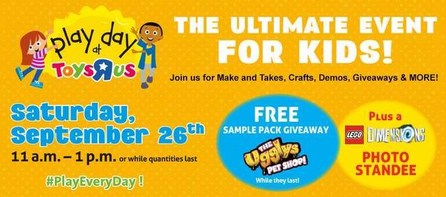 Toys R Us 本周六（9月26日）免费游乐日，店内多项免费活动供你孩子玩，早去有礼送！