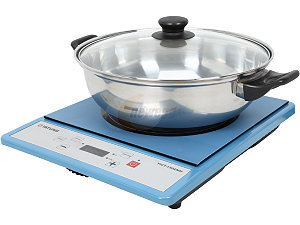 TATUNG TICT-1502MU Portable Induction Cooktop with Stainless Steel Pot 台湾大同1500瓦电磁炉及不锈钢锅套装