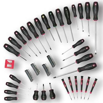 CRAFTSMAN®/MD 72-pc. Screwdriver Set 72件套螺丝刀套装19.99元特卖