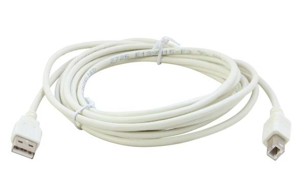 Nippon Labs Beige 10 ft. USB cable A/male to B/male 10ft Model USB-10-AB 10 feet 打印机USB连接线