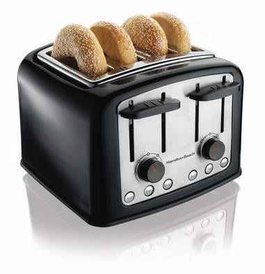 Hamilton Beach® SmartToast 4 Slice Toaster烤面包机半价24.99元特卖