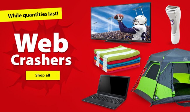 Walmart Web Crasher数十款商品特价销售，上千商品清仓