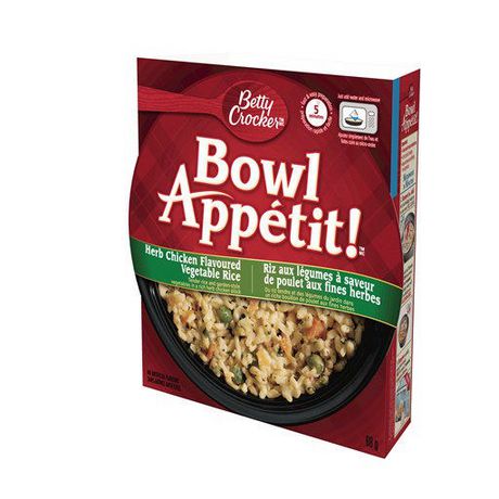 General Mills Betty Crocker Bowl Appetit Herb Chicken Flavoured Vegetable Rice鸡肉香草味即食方便午饭0.5元清仓