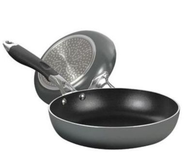 Lagostina Novara Plus 2-Pack Skillet Set 拉歌蒂尼不粘底煎锅两件套22.94元清仓，满24元再立减10元！