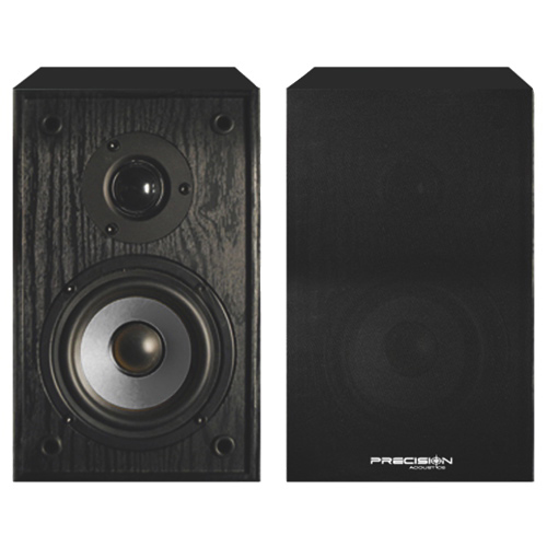 Precision Acoustics Classic Bookshelf Speakers (CB4) - Black - Pair