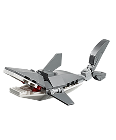 LEGO店内11月3日-4日小朋友搭建并免费赠送鲨鱼模型，10月15日9时开放登记！