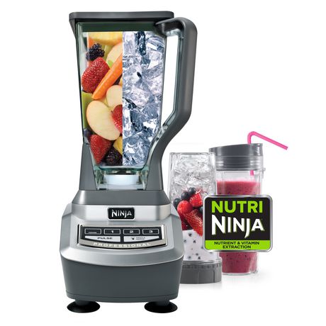 火热销售！Ninja® Professional Blender & Nutri Ninja® Cups 专业搅拌器及搅拌杯套装108.88元