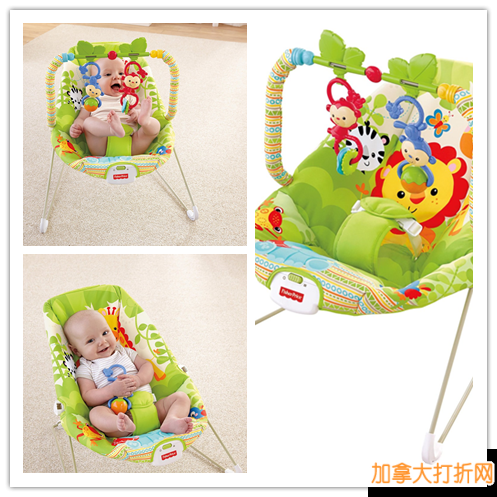 Fisher-Price Baby Bouncer 费雪宝宝摇椅25元特卖，原价49.99元，包邮