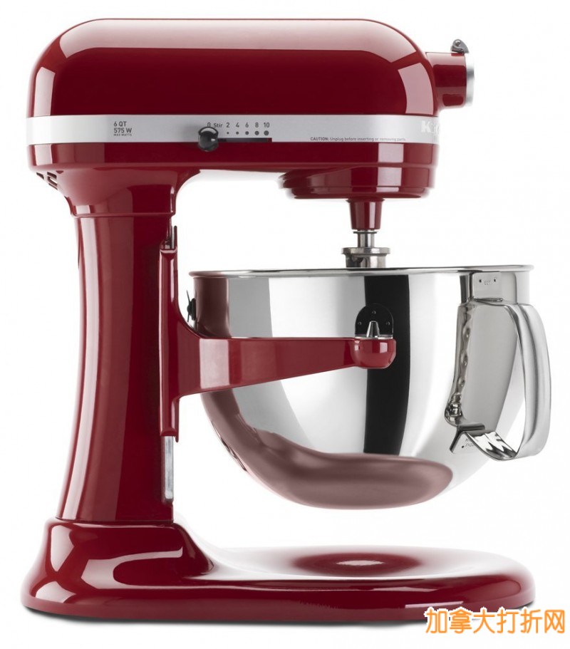  KitchenAid KP26M1XER 6 Qt. Professional 600系列立式搅拌机（多色可选）369.99元特卖，原价699.99元，包邮