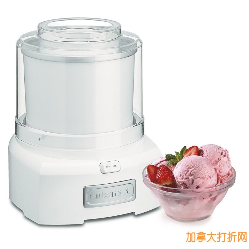  Cuisinart ICE-21C 多功能家用冰淇淋豆浆机特价57.99元，原价89.99元，包邮