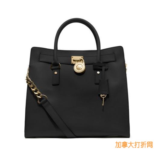 Michael Kors Hamilton Large Saffiano Leather Tote 大号锁头包特价197.5元，原价395元，包邮
