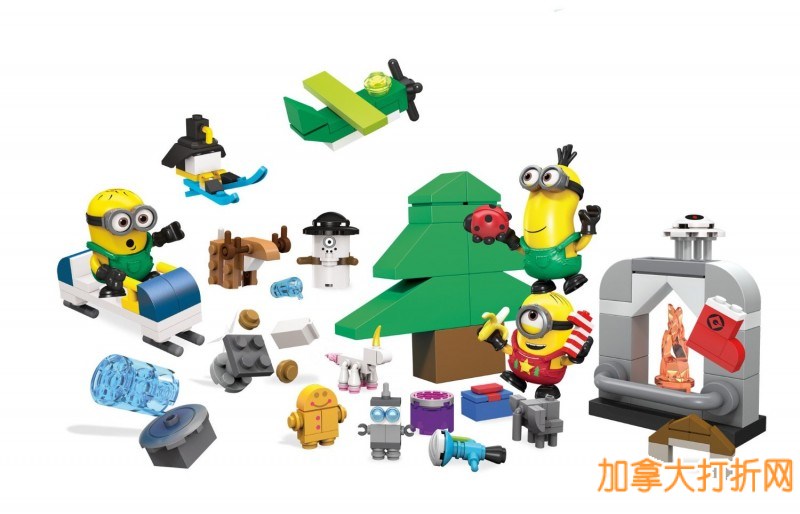 Mega Bloks 呆萌小黄人积木现价18.98元，原价32.98元