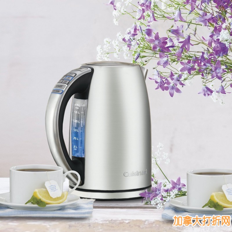 Cuisinart CPK-17 电热水壶特价77.99元，原价129.99元，包邮