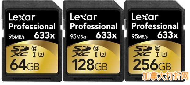 Lexar 64GB/128GB/256GB 储存卡特卖！最低47.99元起！包邮