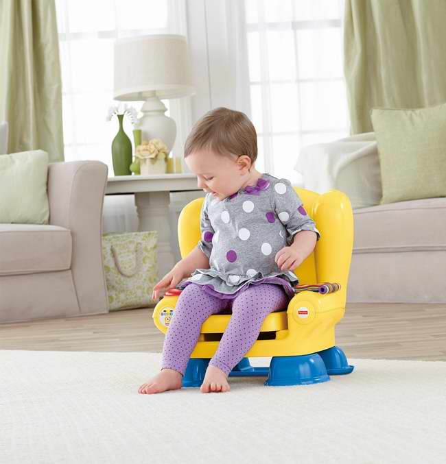 Fisher-Price Laugh & Learn Smart Stages Chair 智能互动学习椅22.99元特卖！