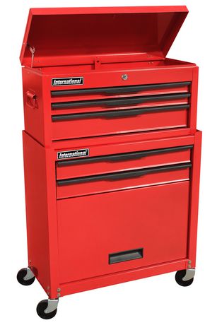 International 5 drawer combo C-105BB 红色工具柜50元包邮！